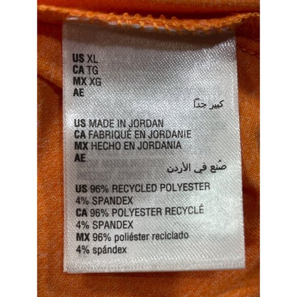 Ideology Womens Orange Shock Tank Top X-Large Lightweight Sleeveless Shirt - Picture 10 of 10